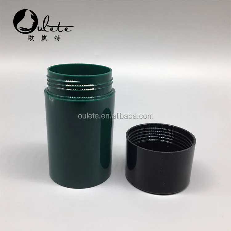 Круглый пустой контейнер для дезодоранта, 30 мл, 50 мл, 65 мл, 75 мл