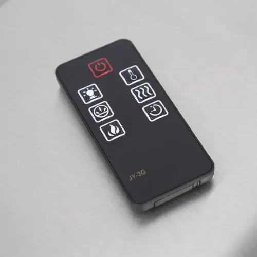 Многоцветный плоский и современный настенный Электрический каминный нагреватель с дистанционным управлением