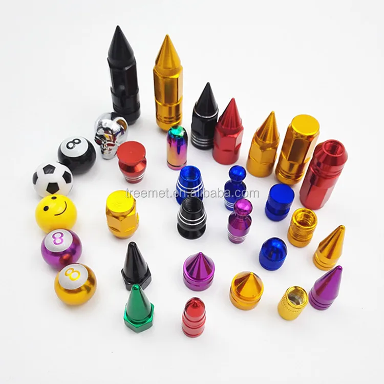 Colorful Plastic tire valve Cap Tire Valve cover