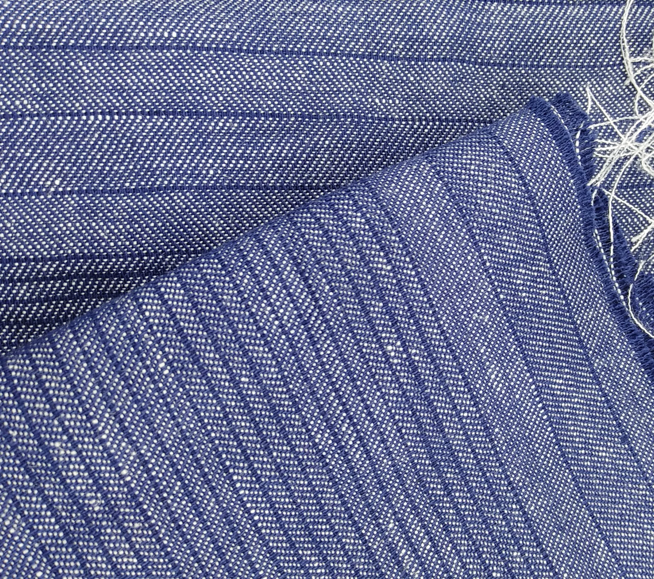 CYCHOS Шанхай оптовая продажа льняной хлопчатобумажной ткани для рубашки и льняной хлопчатобумажной смеси