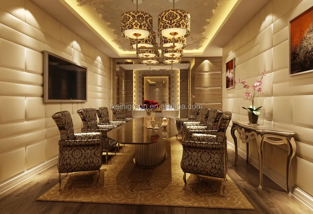 Professional 3d Interior Design Plan of European Style Hotel Corridor and Hallway