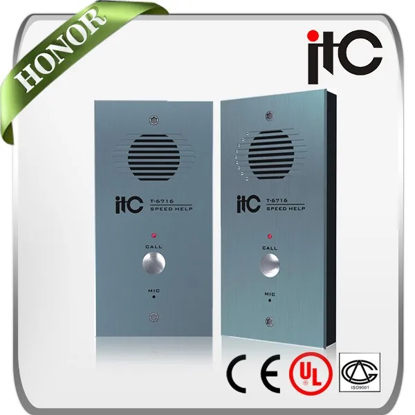 ITC T-6716 TCP IP интерком-устройство вызова экстренных служб для ATM