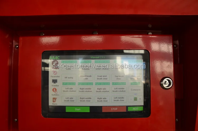 AA4C automatic tunnerl car washing machine 9 brushes car washing machine automatic car washing machine