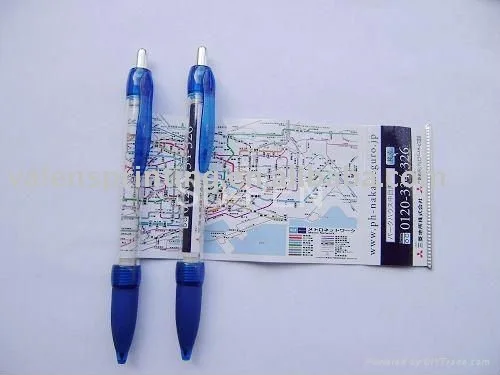 2024 Banner pen with printed logo flag ballpoint pen for promotional