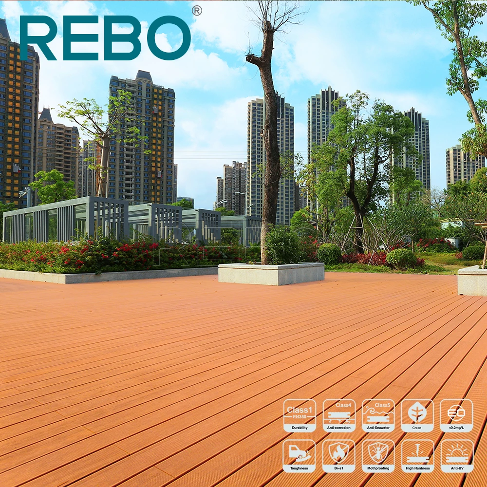 
Wholesale price bamboo outdoor composite decking flooring 