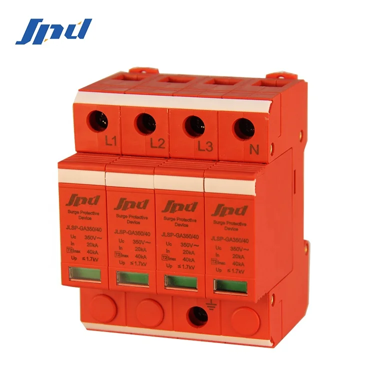 Jinli Тип 2 от перенапряжения переменного тока 3 фазы переменного тока, сетевой фильтр СПД