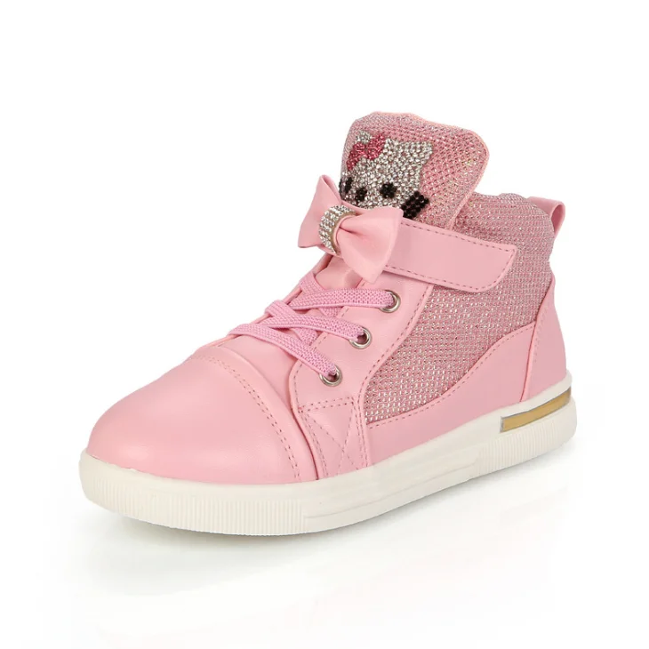 
YY10195S Spring and autumn children sneakers girl shoes chaussure enfant hello kitty kids girls shoes 