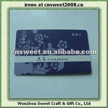 
Custom Printed Label Plate Plastic Business Card (VIP Card) 