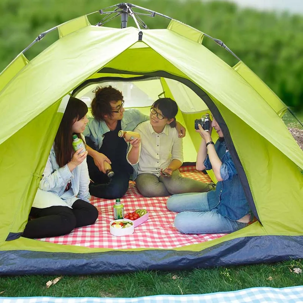 Автоматическая Сверхлегкая палатка для кемпинга на 3-4 человек
