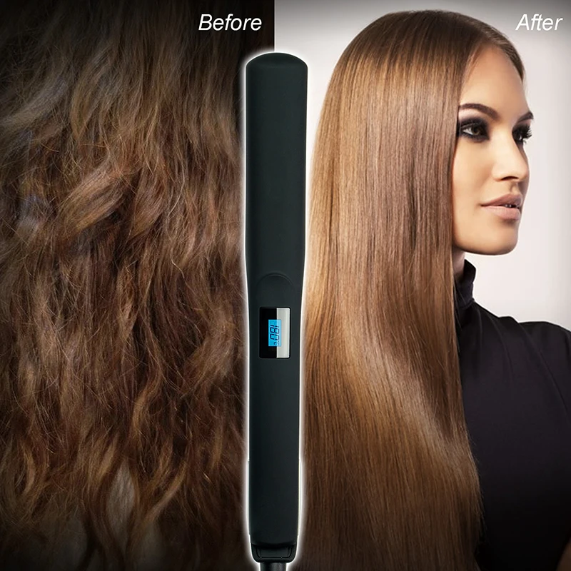 
Essential Flat Iron Private Label Hair Tools Titanium Plate Hair Styling Flat Iron 