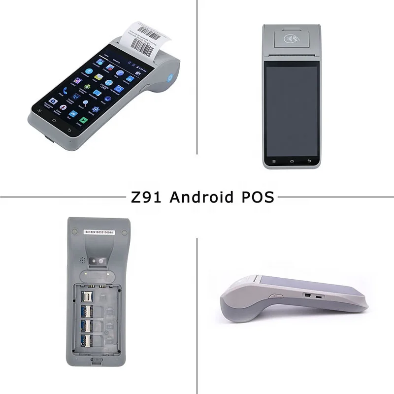 Outstanding Quality Mobile EFT Wifi All in one 4G Lottery GSM Wireless Touch Smart NFC Handheld Android NFCMini pos terminal