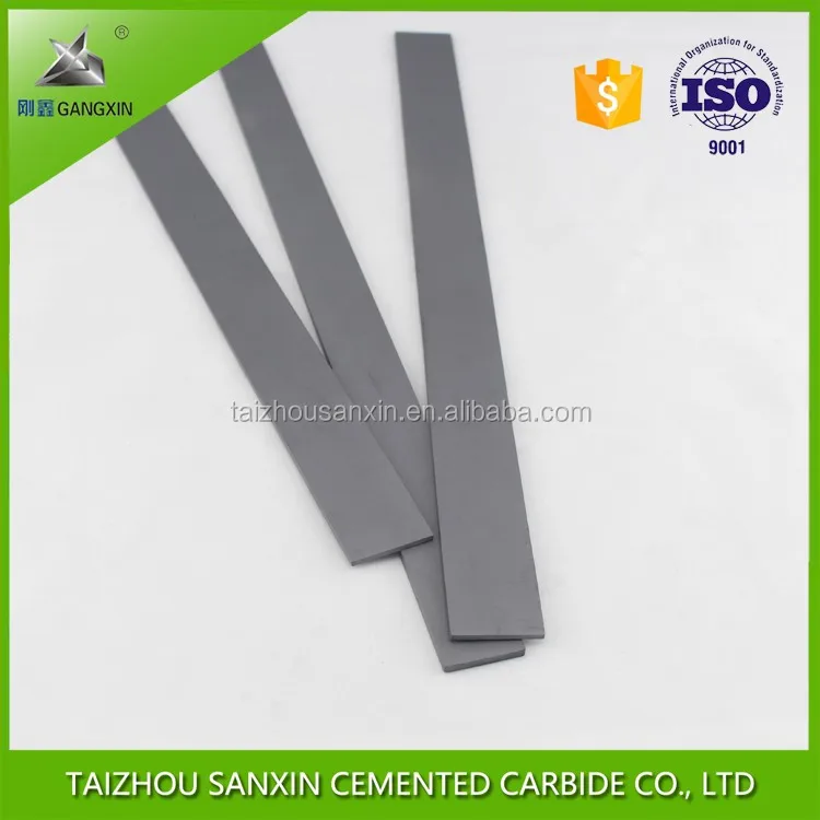 factory direct sale Custom yg6 yg8 yg12c tungsten carbide long sheets woodworking cutting tools strips sanxin
