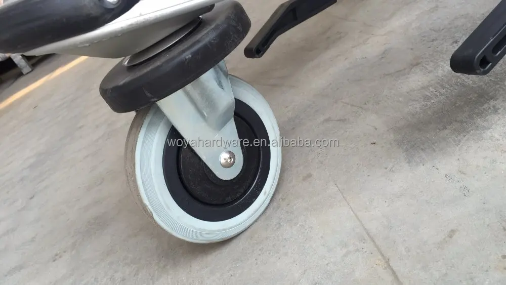 Airport luggage trolley , hand brake trolley ,Aluminum trolley