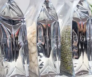 biodegradable foil big bag zip lock aluminum food packaging