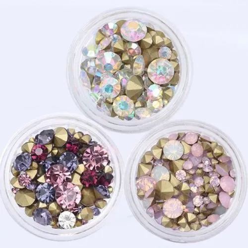 Прямая продажа с завода Shininglife, стразы для дизайна ногтей с плоским дном, настраиваемый алмаз для ногтей
