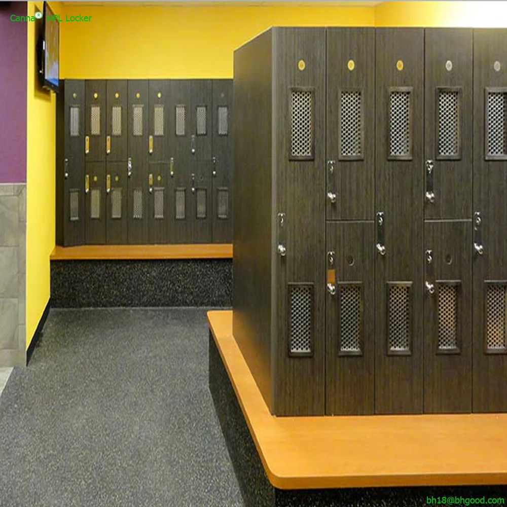 air ventilated hpl impact resistance gym club lockers