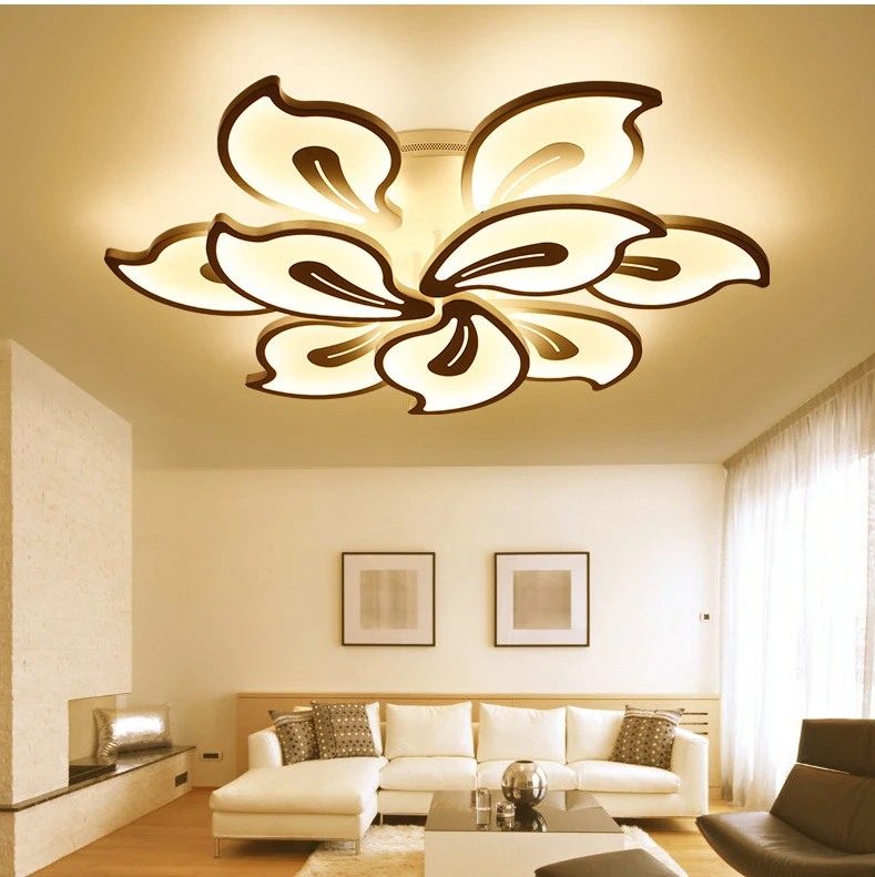 
3 Color Changing House Lighting Ceiling With 2.4G Dimmable Remote Control 