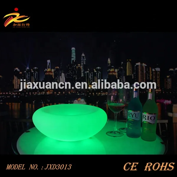 
fashionable illuminate led bar tray /wine tray/plastic glowing tray 