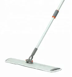 Aluminum handle microfiber Flat Cleaning Floor Mop with microfiber cloth, aluminum handle flat mop