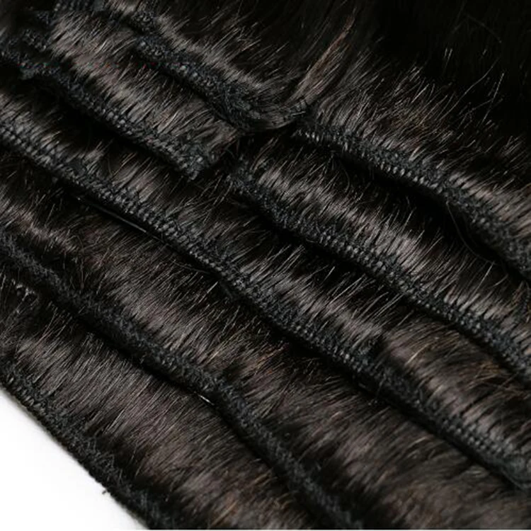 120g per set Natural Color Synthetic Hair Extensions Afro Kinky Curly Clip In Hair Bundles