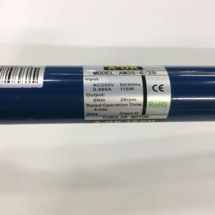 Hot Sale Waterproof Flame Retardant Sunscreen Blackout Roller Blind Electrical Motor Roller Blind