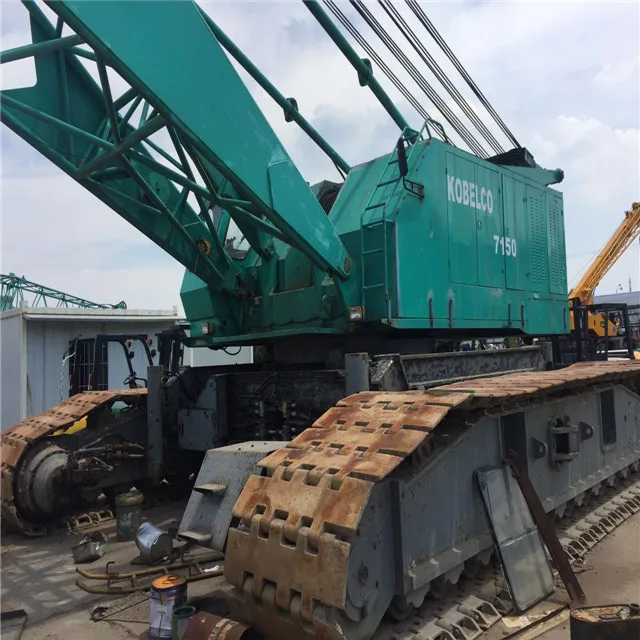 Original Japan Used Kobelco 7150 150ton crawler crane