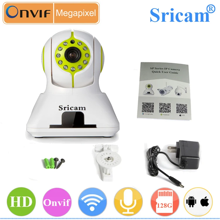 Sricam SP006 самый маленький HD ночного видения WIFI IP камера