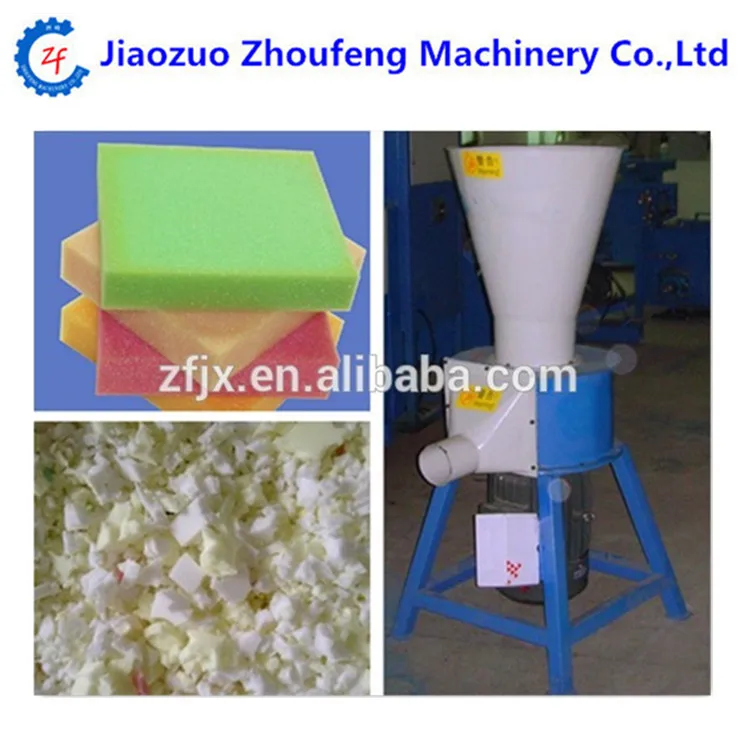 50-120kg/hour Plastic Sponge offcut Sponge Grinder Foam Breaker