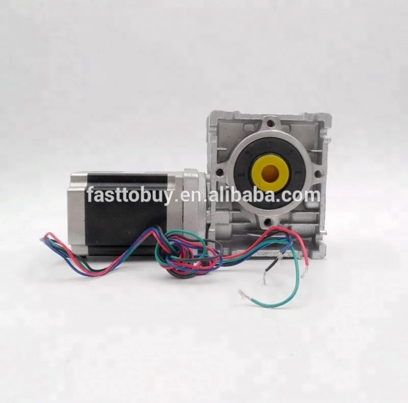 
Self-lock NMRV30 Worm Gear Reducer with NEMA 23 Stepper Motor L76mm 4leads for Industrial production line 