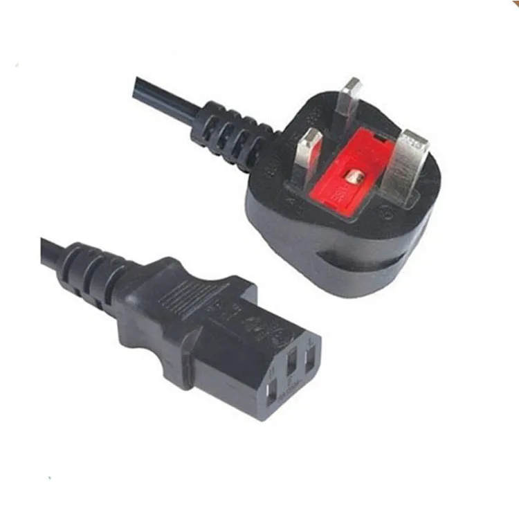 3 Pins 3A 5A 1 International Copper Extension Coil UK Plug