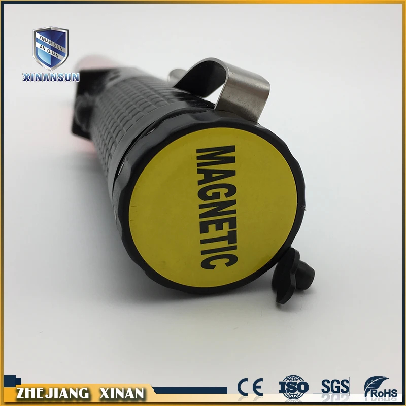 Newly led police electric shock metal flashlight baton