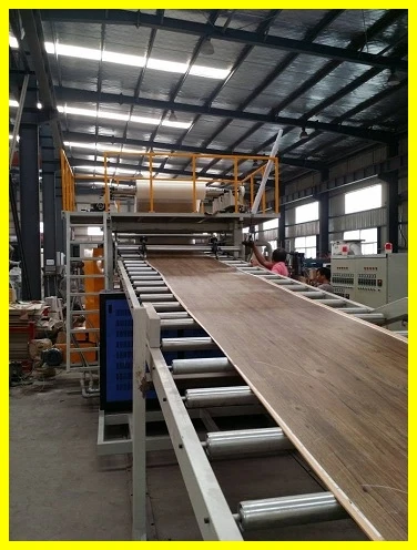 One Step Multi Layer SPC LVT Floor Machine Extrusion Line