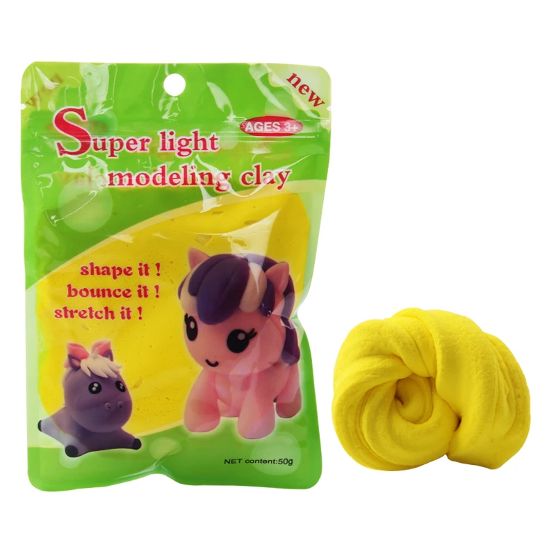 OEM Manufacturer 50g Air Dry Plastilina, Soft Modeling Clay,Eco-friendly Play Dough