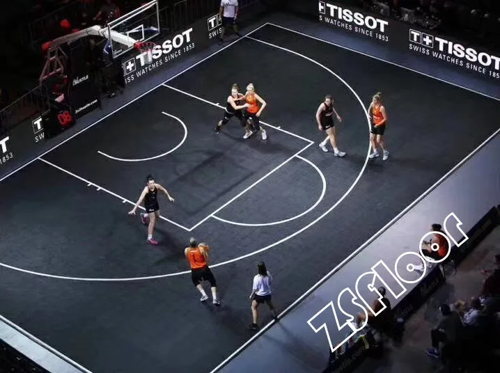 
High cushion outdoor sport basketball court floor/ play mat interlocking tile 