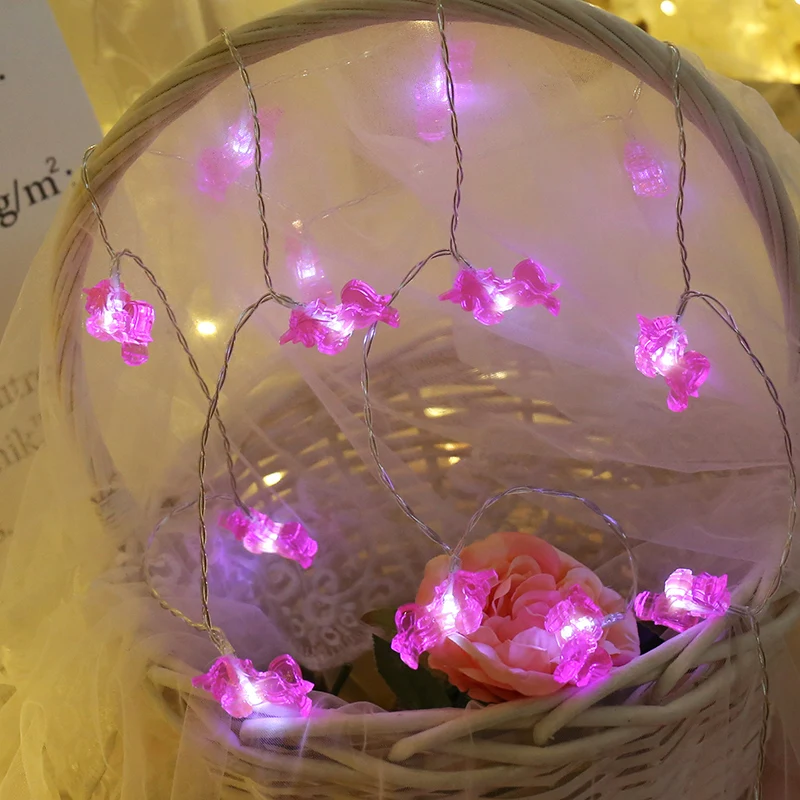 linhai Decoration lighting Unicorn Theme Party Unicorn Birthday Party Supplies Pack unicorn party supplies 3d fairy string light