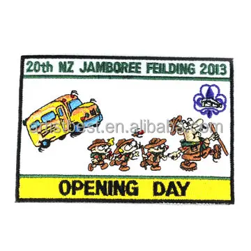 Hot Sale Self Adhesive Stick On Clothing Embroidered Patch