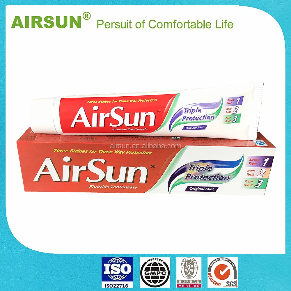 AirSun Natural Whitening Toothpaste manufacturer