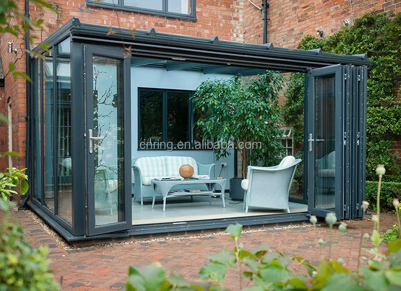 
factory price thermal break heat resistant aluminum sunroom 