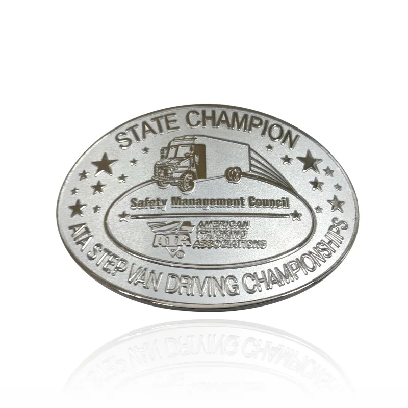 Custom design western cowboy old silver metal belt buckle