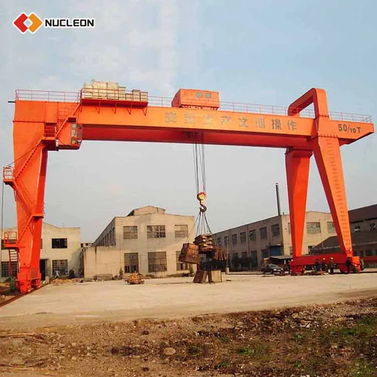 Mh Single Door Crane 10 Tons With Hoist 40 Ton Gantry Crane