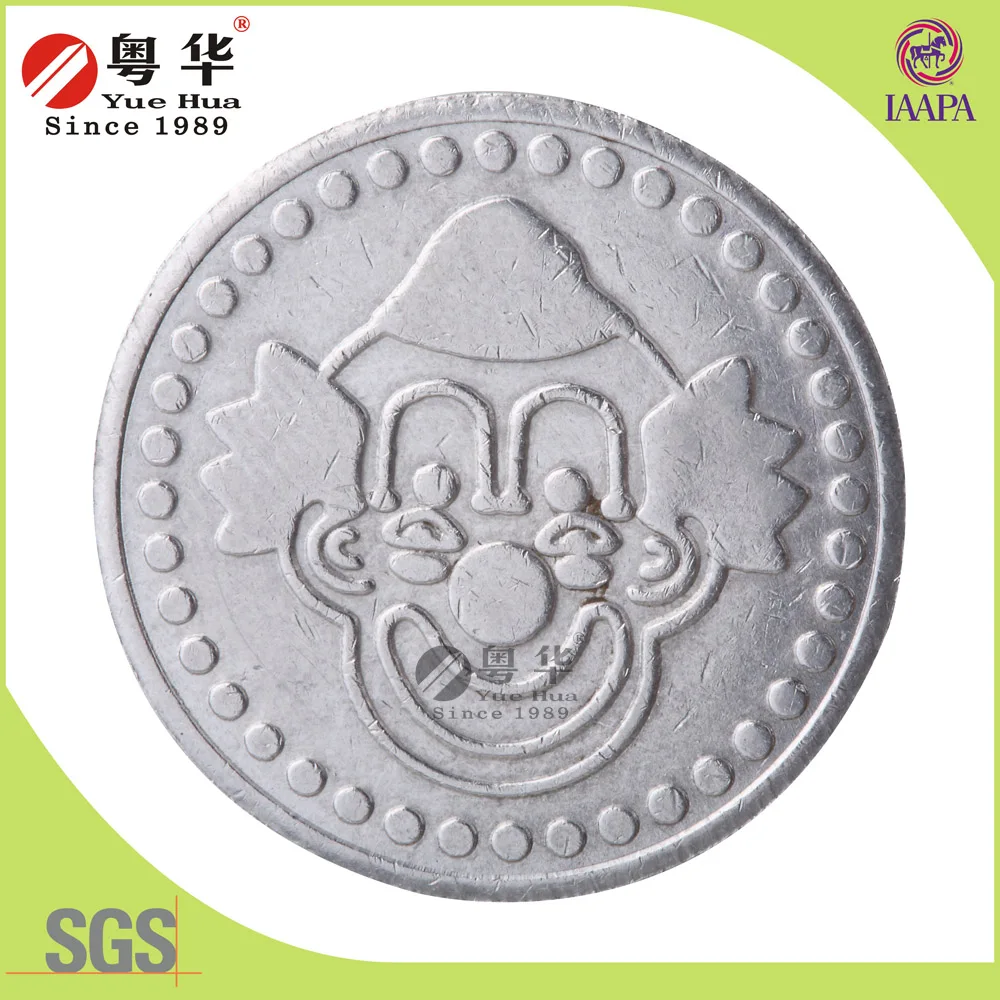 
Gift crane claw machine embossed token for claw machine 