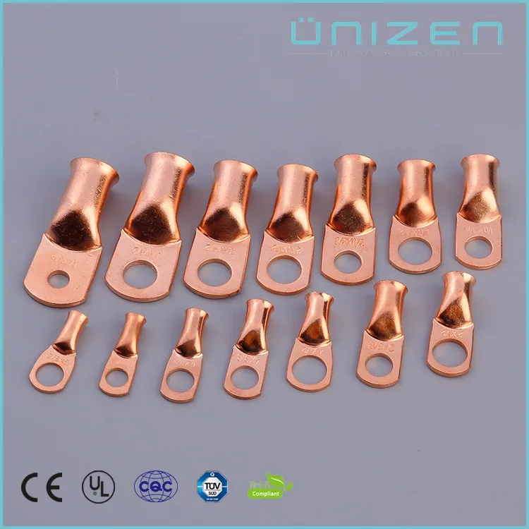 UNIZEN Popular Products 2017 Crimping Rings Terminal Electrical Brass Rings Battery Terminal
