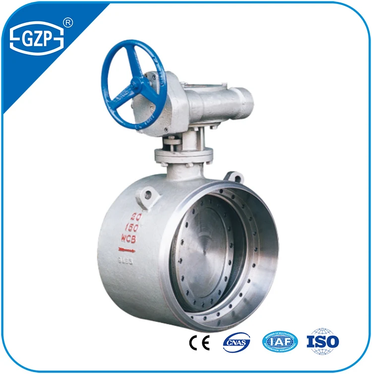 Stainless Steel CF8 CF3 CF3M CF8M 150LB 300LB Metal Seat Sealing Worm Gear Operated Drive Handwheel Butterfly Valve