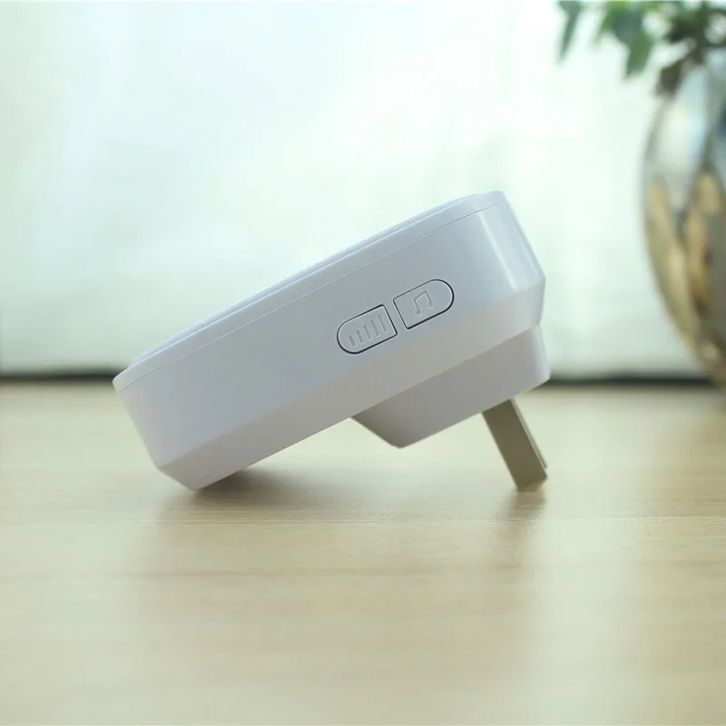  2018 новые штуки/в упаковке Бесплатная 220v питания дверной звонок 110v apartments отель дальняя Беспроводная без аккумулятора кольцо Звонок