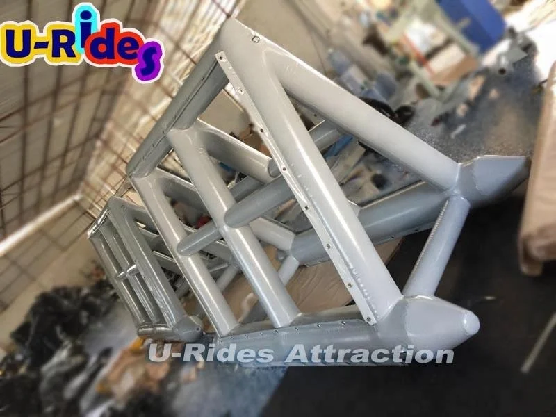 Inflatable floating  advertisers water billboard On Water 3m wide or customized gray color airtight Outdoor display