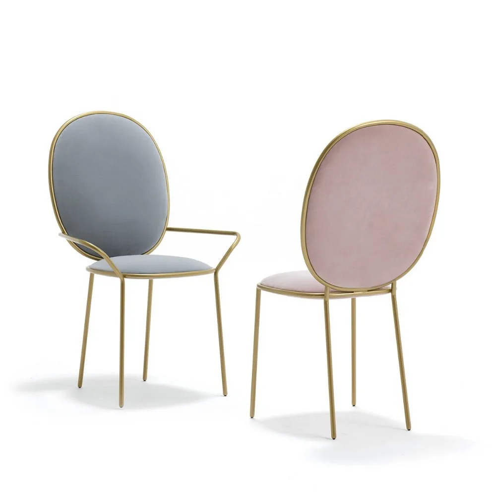 
Classic style luxury gold wire furniture Steel Stay Nika Zupanc Dining chair 
