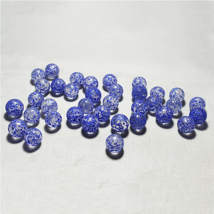 Blue colour mercury large hanging glass ball with low price