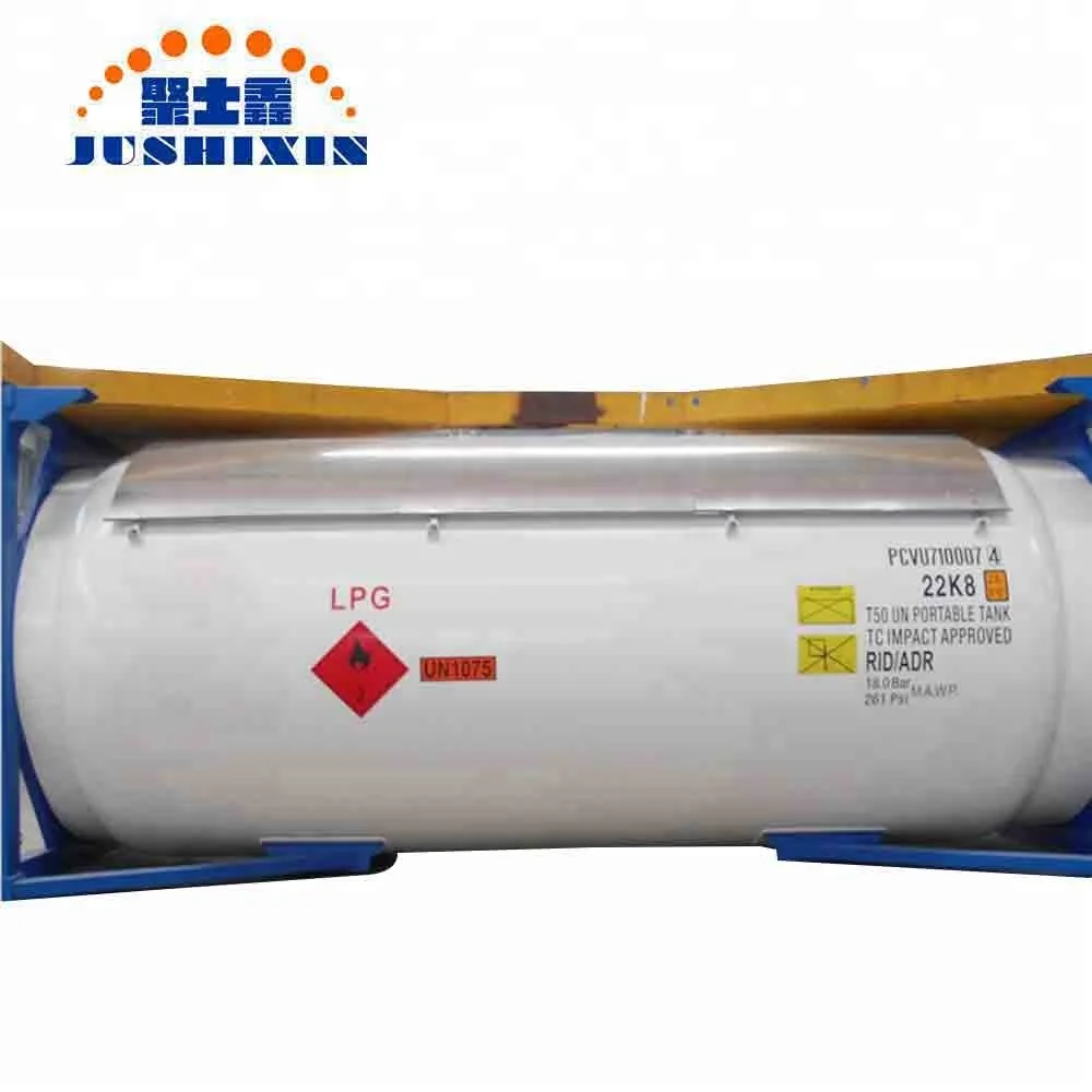 ASME 22mt LPG Road Tanker 20m3 Liquid Ammonia Delivery ISO Tank Container