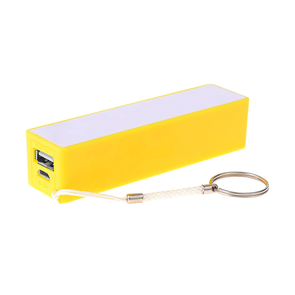 ULcertified Mini Gift 2200mah Perfume Keychain Mobile Phone Power Bank Logo Custom Square Colorful External Battery Charger