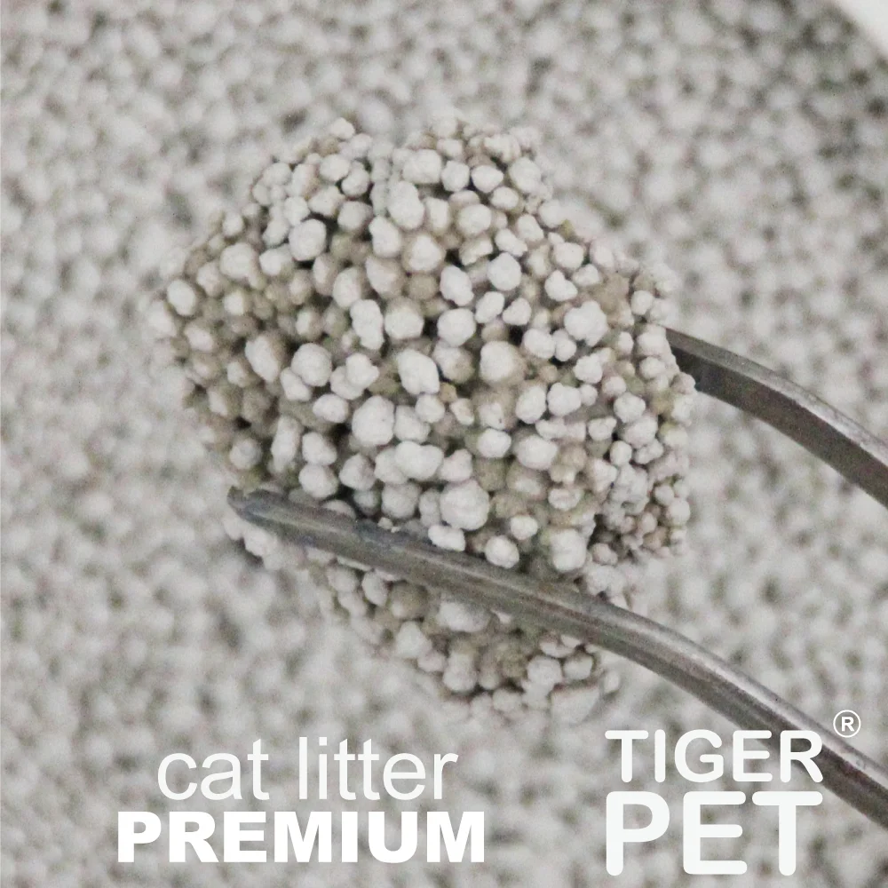 2024 Pet products Dust free super clumping pet sand Nature colored bentonite cat litter supplier
